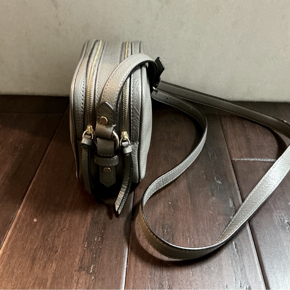Kate Spade Gray Leather Crossbody Bag